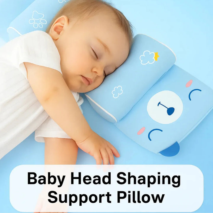 BunnyCloud™ – Baby Head Shaping & Protection Pillow | Flat Head Prevention for Newborns