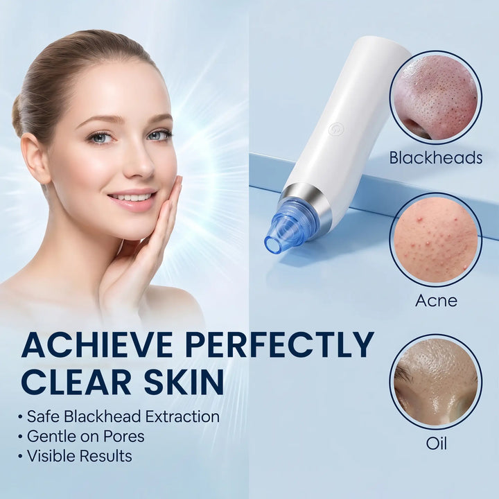 DermaSuction™ 4-in-1 Pore Vacuum – Blackhead Remover Tool