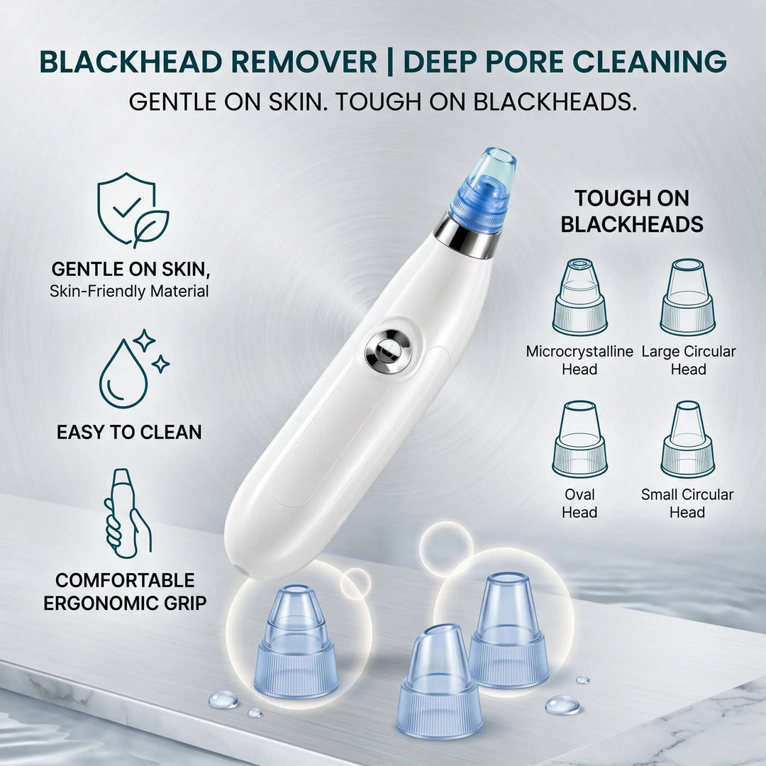 DermaSuction™ 4-in-1 Pore Vacuum – Blackhead Remover Tool