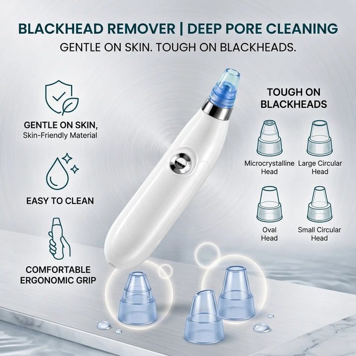 DermaSuction™ 4-in-1 Pore Vacuum – Blackhead Remover Tool